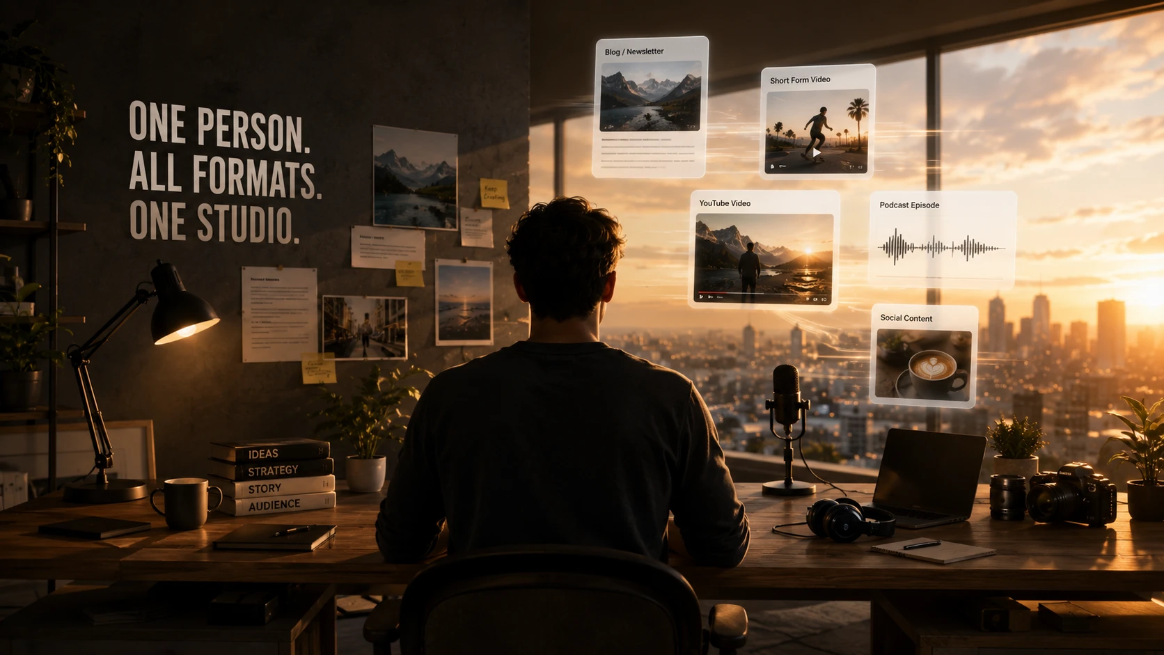 One-Person Media Studios: How Solo Creators Are Outproducing Teams iamge